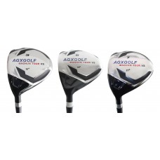 MEN'S LEFT HAND MAGNUM XS EDITION FAIRWAY WOODS SET: #3, 5 & 7 FAIRWAY WOODS wGRAPHITE SHAFTS + FREE HEAD COVERS: CHOOSE FLEX & LENGTH